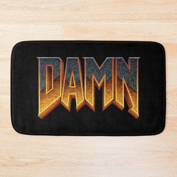 Item preview, DAMM Retro Demon Logo - Classic FPS Parody Design designed and sold by Rogue507.