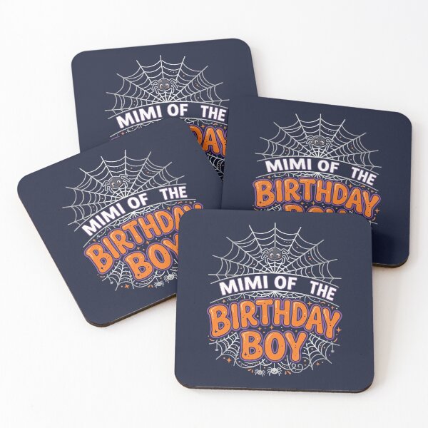 Item preview, MIMI of the BOY Birthday Web Spider Halloween Party Tee designed and sold by ChinkyCat Official.