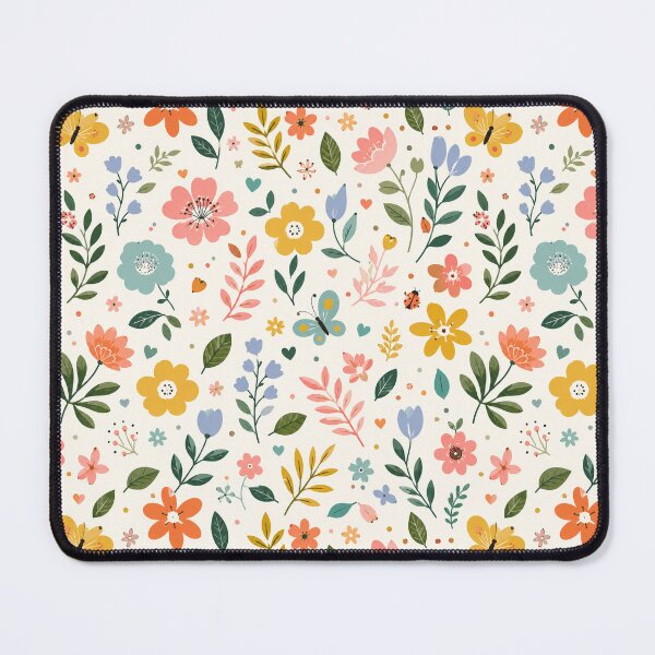 Item preview, Retro Floral Pattern Phone Case Gift For Mom | Vintage Butterfly Flower Journal Gift For Students | Boho Botanical Art Tote Bag Gift For Teachers | Colorful Retro Garden Blanket designed and sold by VivaFy.