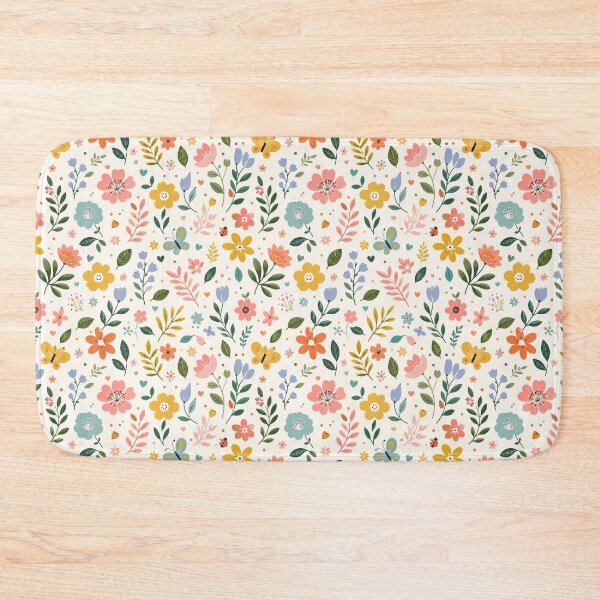 Item preview, Retro Floral Pattern Phone Case Gift For Mom | Vintage Butterfly Flower Journal Gift For Students | Boho Botanical Art Tote Bag Gift For Teachers | Colorful Retro Garden Blanket designed and sold by VivaFy.