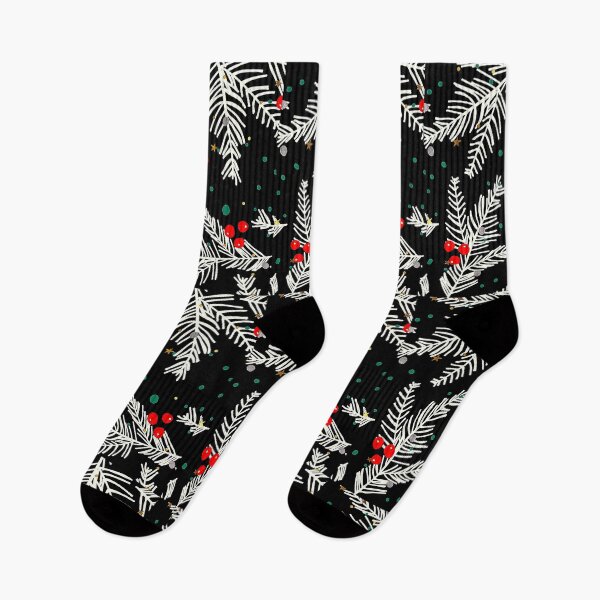 Item preview, Christmas Snowy Branches With Red Berries Holiday Pattern designed and sold by DEC02.
