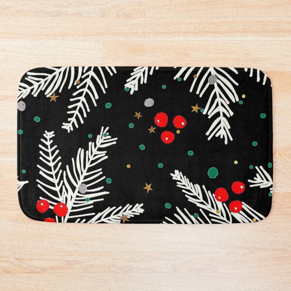 Item preview, Christmas Snowy Branches With Red Berries Holiday Pattern designed and sold by DEC02.