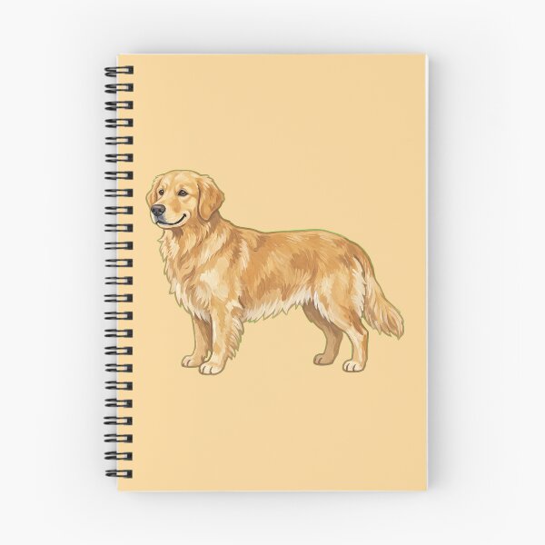 Item preview, Cute Hand-Painted Golden Retriever Illustration designed and sold by SYCESTORE.