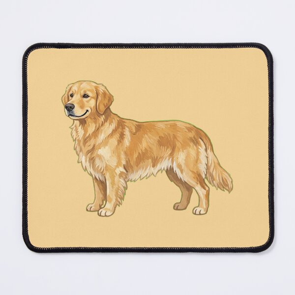 Item preview, Cute Hand-Painted Golden Retriever Illustration designed and sold by SYCESTORE.