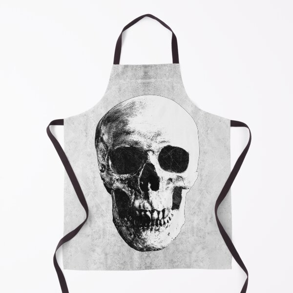 Item preview, Human Skull Forward Facing Dark Anatomical Memento Mori Art designed and sold by Ghoul Enterprises.