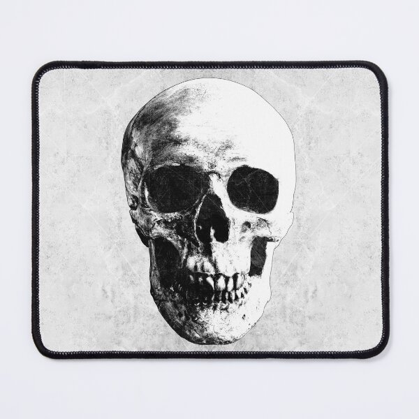 Item preview, Human Skull Forward Facing Dark Anatomical Memento Mori Art designed and sold by Ghoul Enterprises.