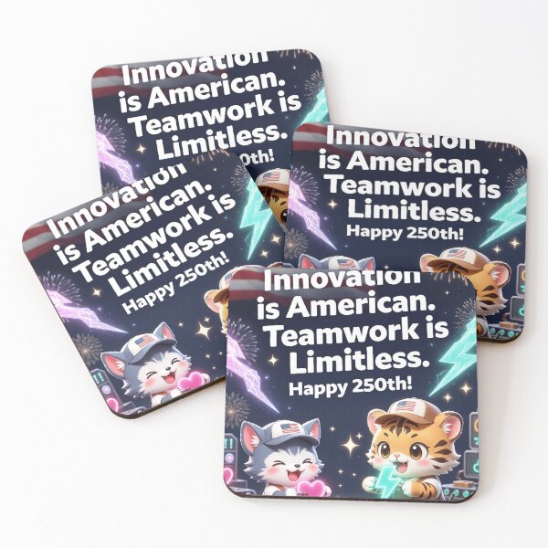 Item preview, 4th of July AI Human Assembly Line Art — Innovation Future — NeoTigLuna designed and sold by NeoTigLuna.