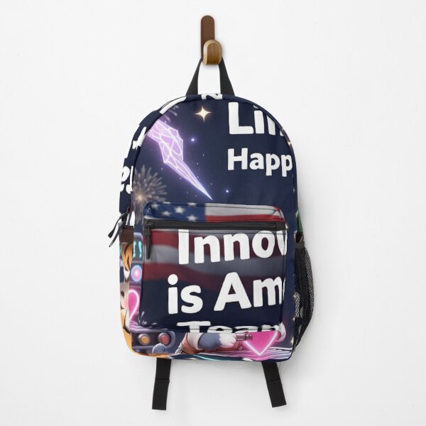 Item preview, 4th of July AI Human Assembly Line Art — Innovation Future — NeoTigLuna designed and sold by NeoTigLuna.