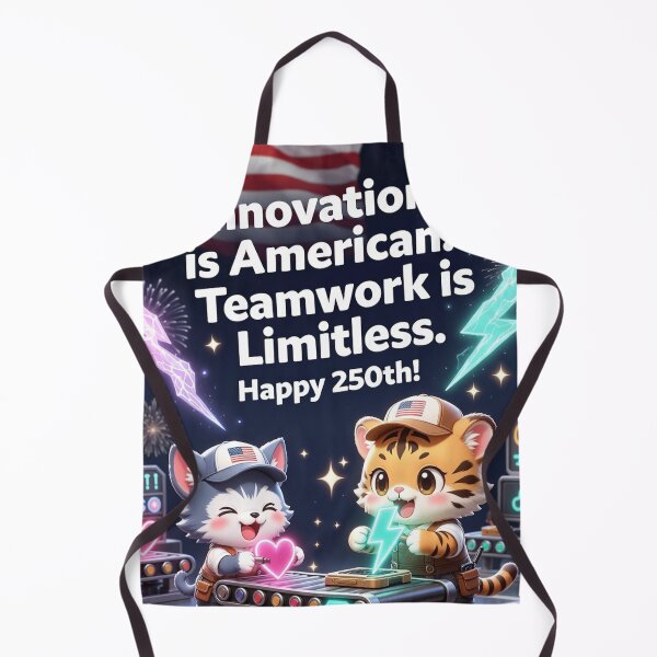 Item preview, 4th of July AI Human Assembly Line Art — Innovation Future — NeoTigLuna designed and sold by NeoTigLuna.