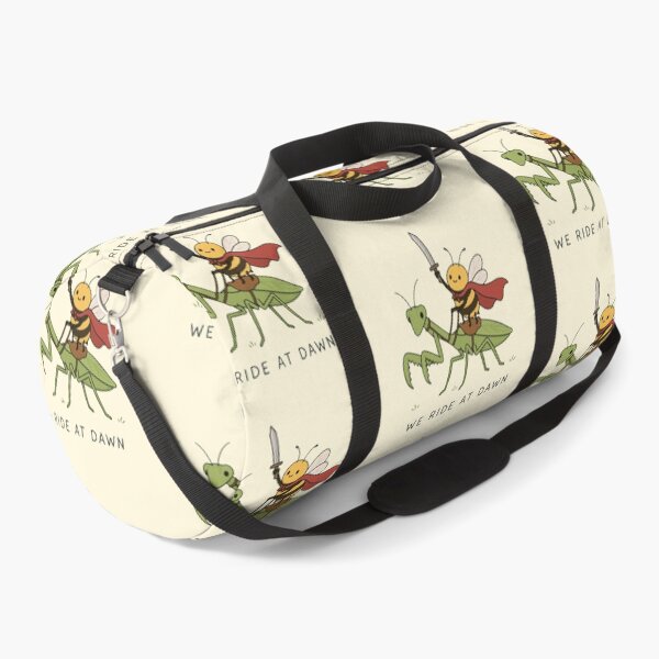 Item preview, "We Ride at Dawn" – Bee & Praying Mantis Adventure Garden Heroes designed and sold by pixiedustpaint.