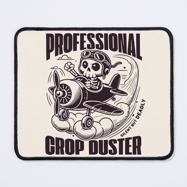 Item preview, Funny Grim Reaper Professional Crop Duster - Silent But Deadly designed and sold by legendaryskins.