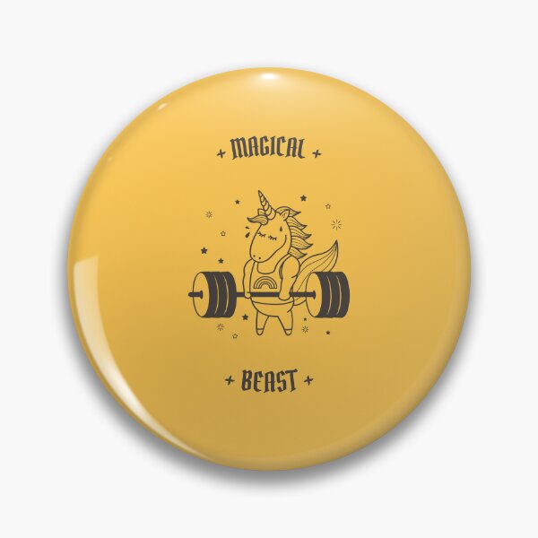 Item preview, Magical Beast - Unicorn Lifting Weights - Gym Workout Gear designed and sold by Mad Mimzy Designs .