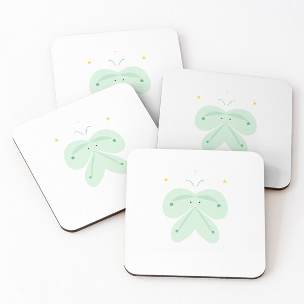Item preview, Pastel Luna Moth under Starry Night Sky Kawaii Illustration designed and sold by CartX Global Inc.