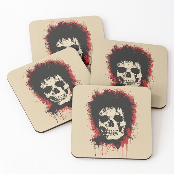 Item preview, Goth Rock Spiky Hair Skull Retro Punk Graphic designed and sold by ERODED SELF.
