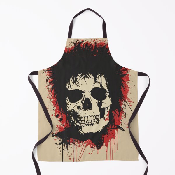 Item preview, Goth Rock Spiky Hair Skull Retro Punk Graphic designed and sold by ERODED SELF.