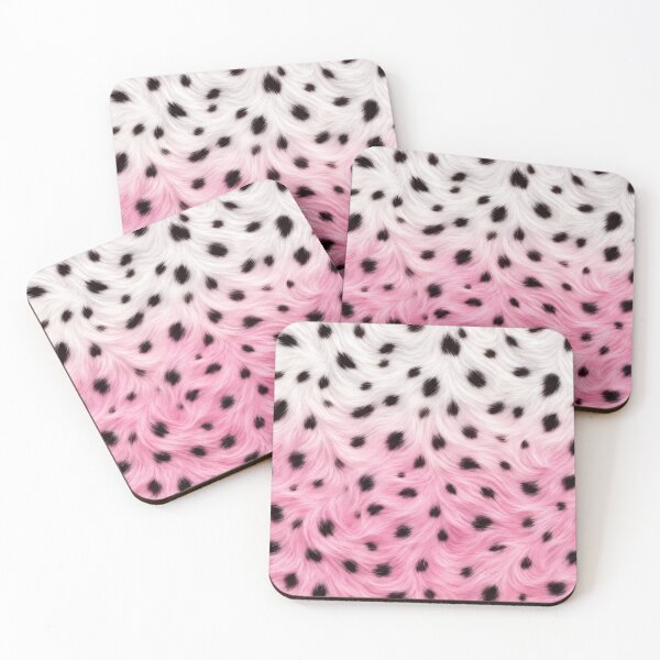Item preview, Pink and White Faux Fur Animal Print Pattern designed and sold by Ioanna-Studio.