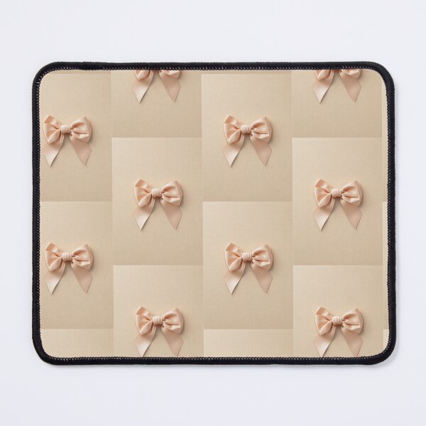 Item preview, Blush Satin Bow - Minimalist Rose Beige Bow designed and sold by SatinPosterCo.