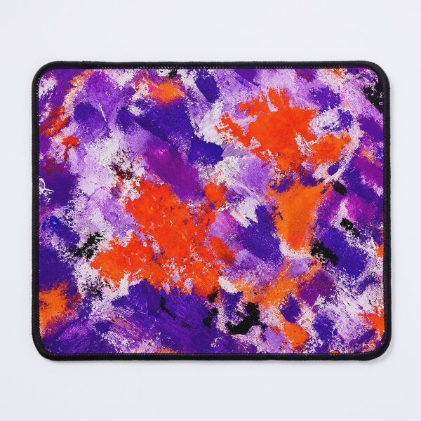 Item preview, Retro Pop Fusion – Orange & Purple Abstract Pattern designed and sold by Giovanna2026.