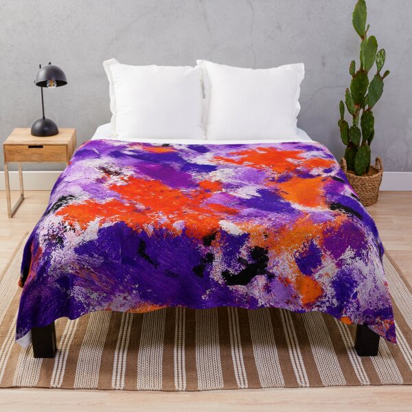 Item preview, Retro Pop Fusion – Orange & Purple Abstract Pattern designed and sold by Giovanna2026.