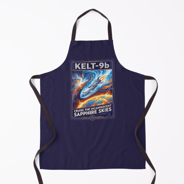 Item preview, Kelt-9b Ultra Hot Jupiter Retro NASA Travel Poster designed and sold by RetroRewind Studio.