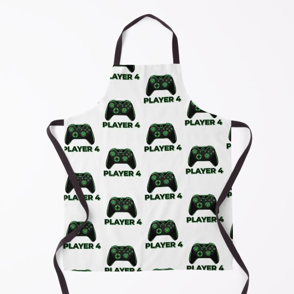 Item preview, Player 4 Green Gaming Controller Matching Family Gamer Group Video Game Design designed and sold by ASfindsStore.