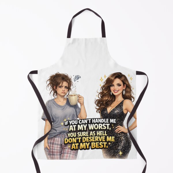 Item preview, If You Can't Handle Me At My Worst – Funny Marilyn Monroe Inspired Cartoon Quote Art designed and sold by Donsean22.