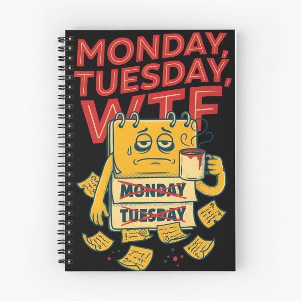 Item preview, After Monday and Tuesday Even the Calendar Says WTF designed and sold by Savage-Apron.
