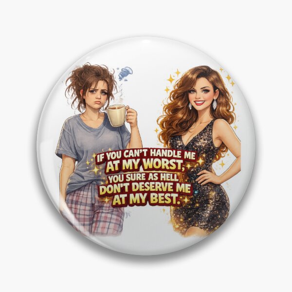 Item preview, If You Can't Handle Me At My Worst – Powerful Marilyn Monroe Inspired Cartoon Quote Art designed and sold by Donsean22.