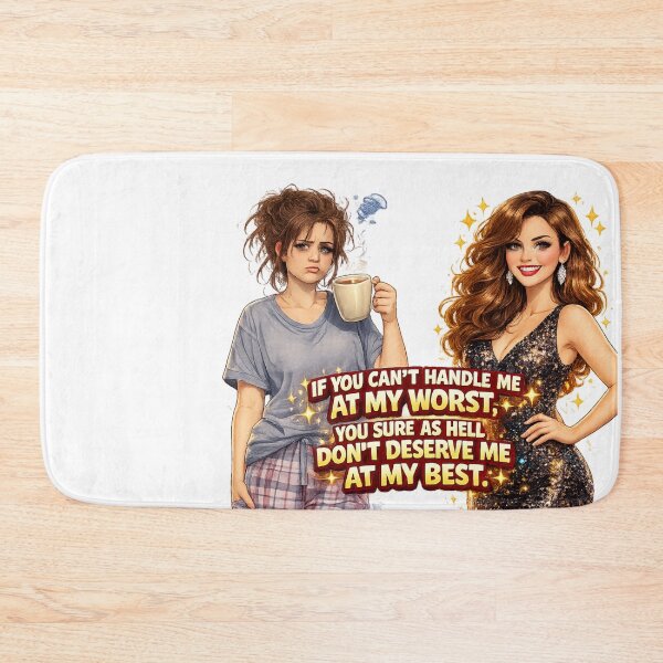 Item preview, If You Can't Handle Me At My Worst – Powerful Marilyn Monroe Inspired Cartoon Quote Art designed and sold by Donsean22.
