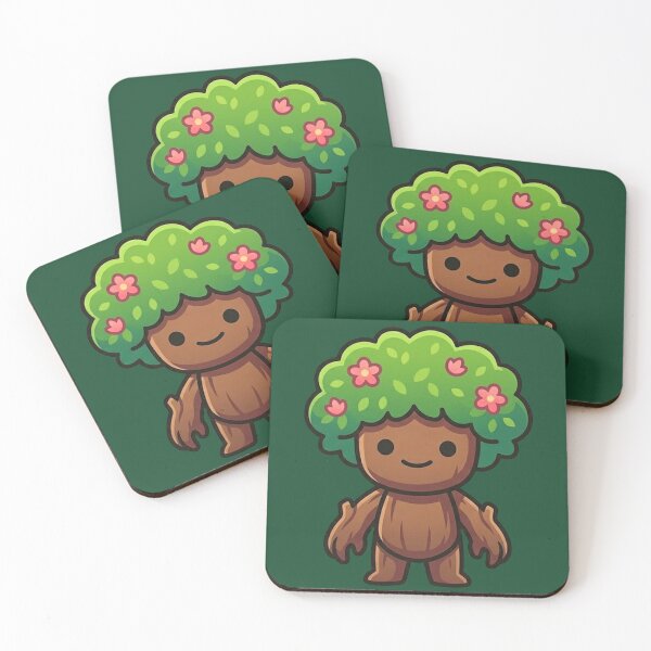 Item preview, Cute Tree Spirit Character designed and sold by MarlonOspinaStore.