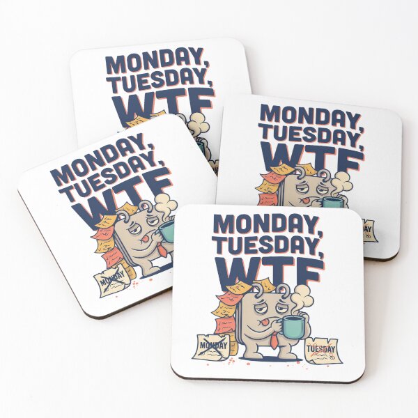 Item preview, After Monday and Tuesday Even the Calendar Says WTF designed and sold by Savage-Apron.