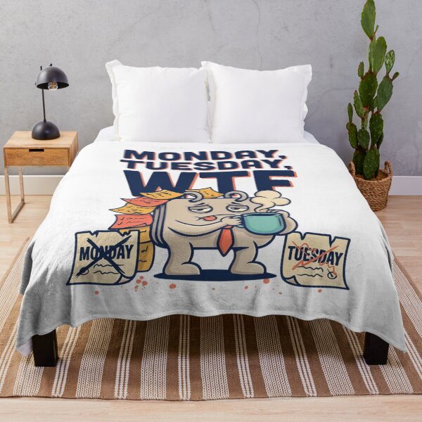 Item preview, After Monday and Tuesday Even the Calendar Says WTF designed and sold by Savage-Apron.