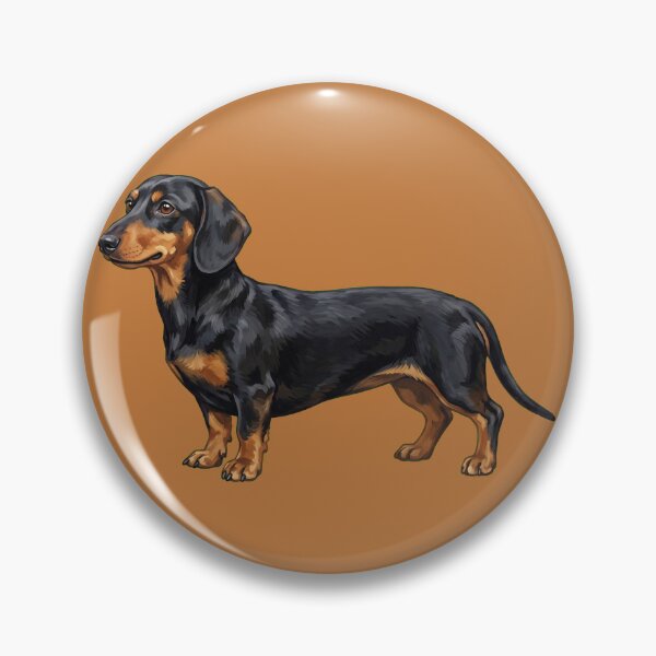 Item preview, Cute Hand-Painted Dachshund Illustration designed and sold by SYCESTORE.