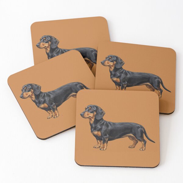 Item preview, Cute Hand-Painted Dachshund Illustration designed and sold by SYCESTORE.