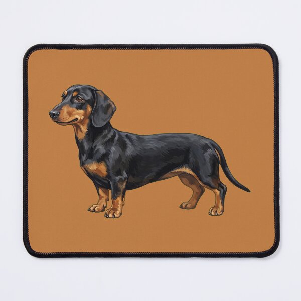 Item preview, Cute Hand-Painted Dachshund Illustration designed and sold by SYCESTORE.