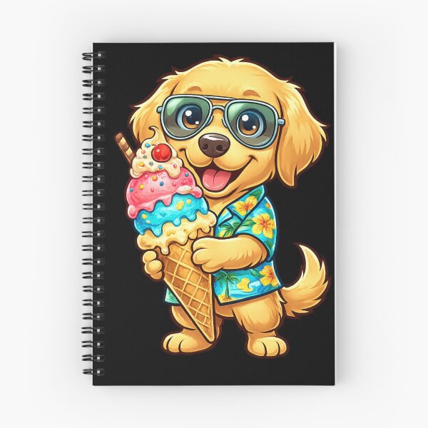Item preview, Ice Cream Dog – Cute Golden Retriever Summer Treat Lover Gift designed and sold by Wild Horizon Studio.