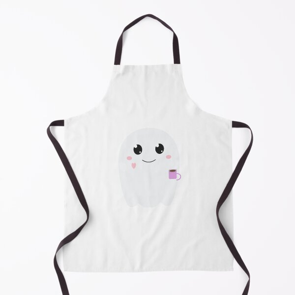 Item preview, Cozy Ghost with Pink Coffee Mug Spooky Cute Kawaii Art designed and sold by CartX Global Inc.