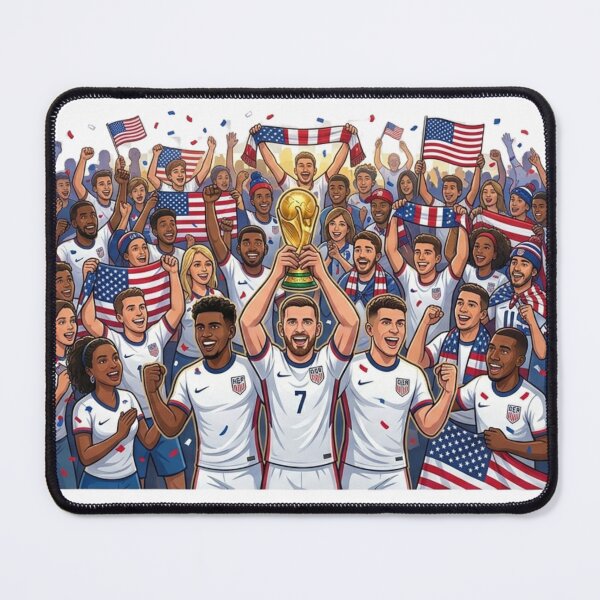 Item preview, USA Soccer Pride 2026 – Stars, Stripes & Football Passion designed and sold by Wear Sculpt.