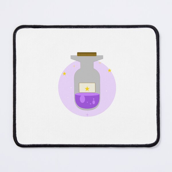 Item preview, Magical Purple Potion Bottle with Yellow Stars Kawaii Art designed and sold by CartX Global Inc.