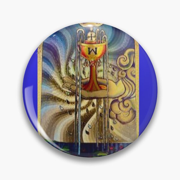 Item preview, Ace of Cups Tarot Card designed and sold by TheKorovaBar.