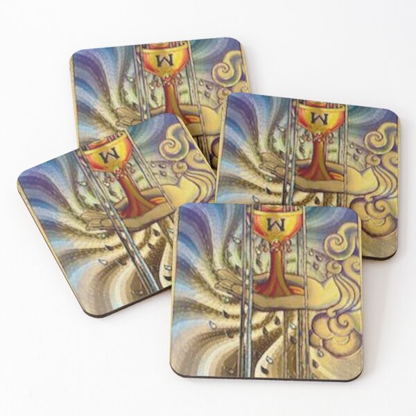 Item preview, Ace of Cups Tarot Card designed and sold by TheKorovaBar.
