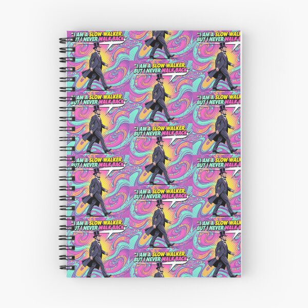 Item preview, "I Am a Slow Walker, But I Never Walk Back" - Abraham Lincoln Inspired Quote - Pop Art designed and sold by Donsean22.