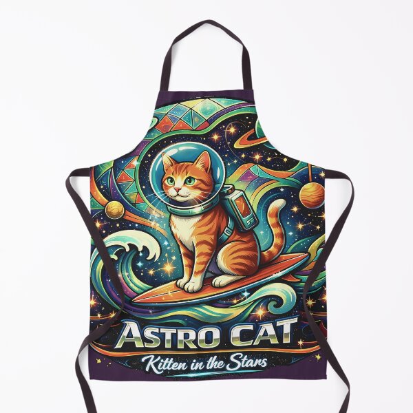 Item preview, Astro Cat: Kitten in the Stars designed and sold by Cathedral of Curiosity.