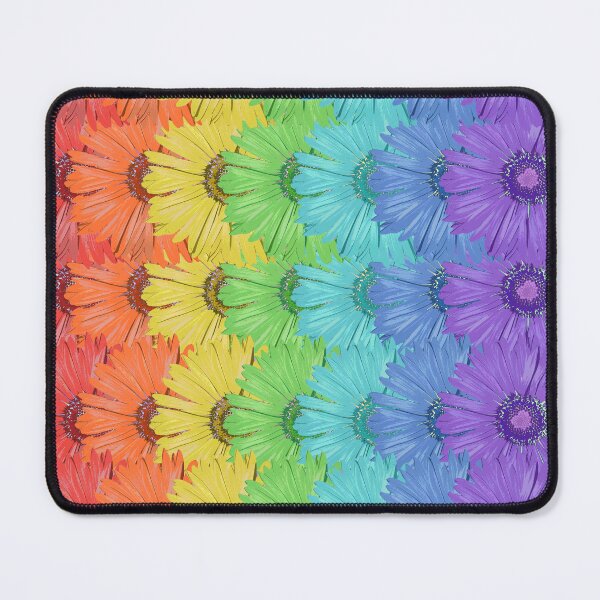 Item preview, Rainbow Daisies Colorful Botanical Daisy Flower Chakras Art 2 designed and sold by Sharon Cummings Art.