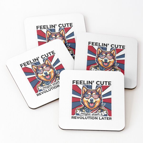 Item preview, Funny Alaskan Malamute Patriotic Dog Meme – Feelin Cute Revolution July 4th designed and sold by The Real Life Symphony.