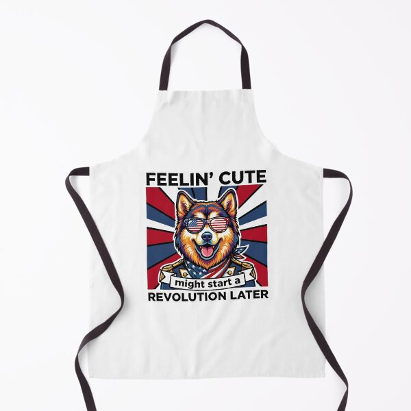 Item preview, Funny Alaskan Malamute Patriotic Dog Meme – Feelin Cute Revolution July 4th designed and sold by The Real Life Symphony.
