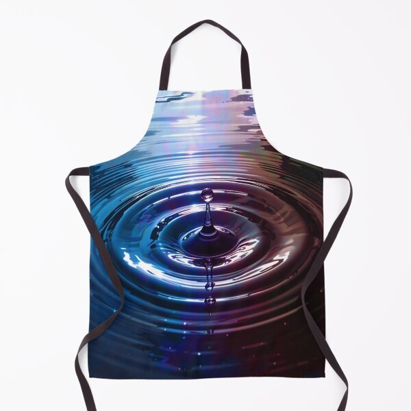 Item preview, Drop — Water Drop Still Life Print Blue Purple Ripple designed and sold by monolithstudio.