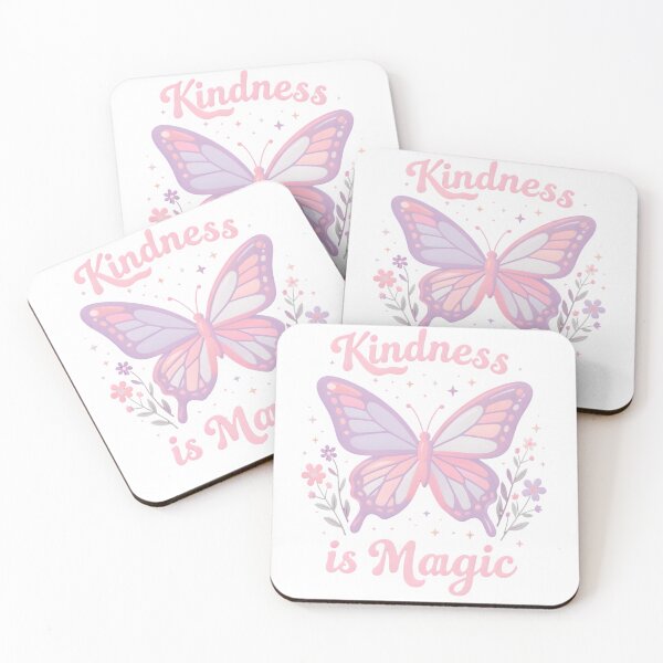 Item preview, Kindness is Magic Retro Pastel Butterfly Quote designed and sold by KCasual.