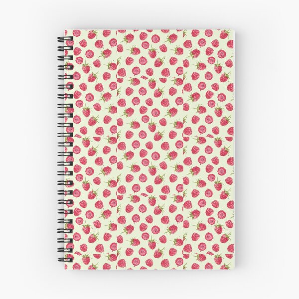 Item preview, Vintage Raspberry Botanical Watercolor Fruit Pattern designed and sold by Cleairydelulu.