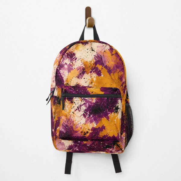 Item preview, Golden Plum Fusion – Abstract Texture in Plum and Ocher designed and sold by Ingorgia.
